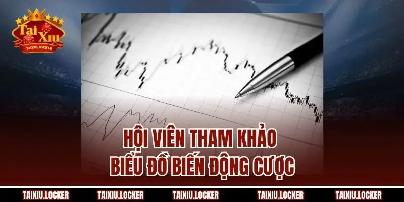 Hội viên tham khảo biểu đồ biến động cược