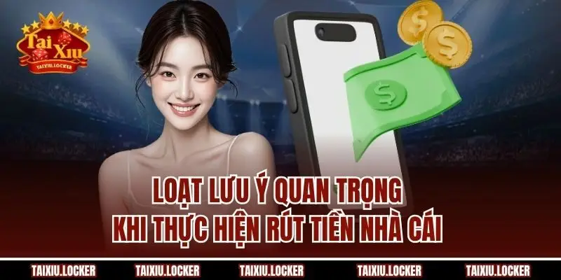 Loạt lưu ý quan trọng khi thực hiện rút tiền nhà cái 