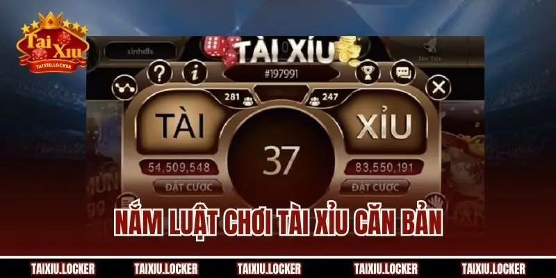 Nắm luật chơi tài xỉu căn bản
