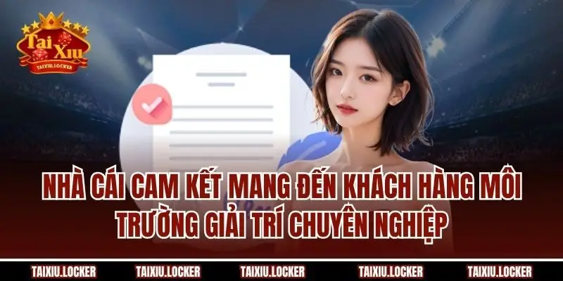 Nhà cái cam kết mang đến khách hàng môi trường giải trí chuyên nghiệp